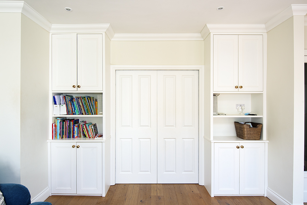 Built in alcove cabinets