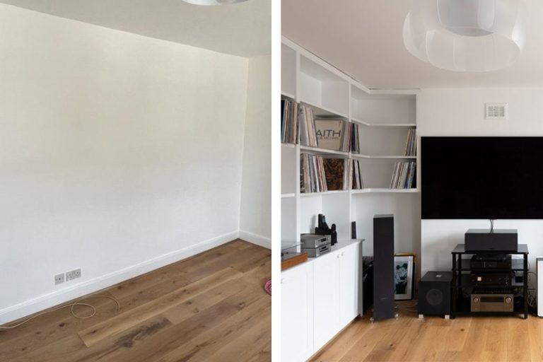 The room now is a music and cinema room – Hackney