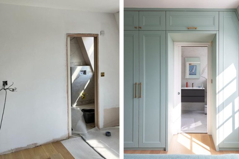 Space Efficiency Redefined with Wardrobes Encircling the Doorway – Camden