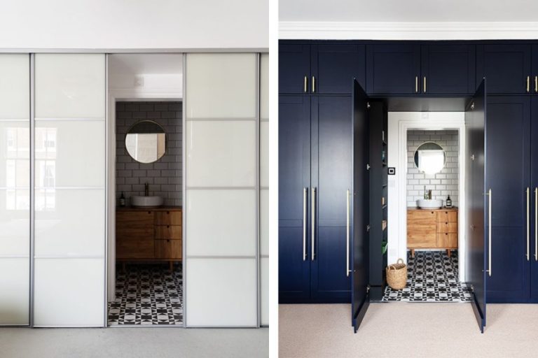 Use a built-in wardrobe to disguise an ensuite bathroom – Battersea
