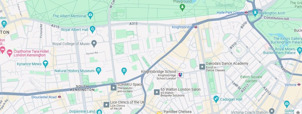 Map of Brompton in SW3 postcode in London