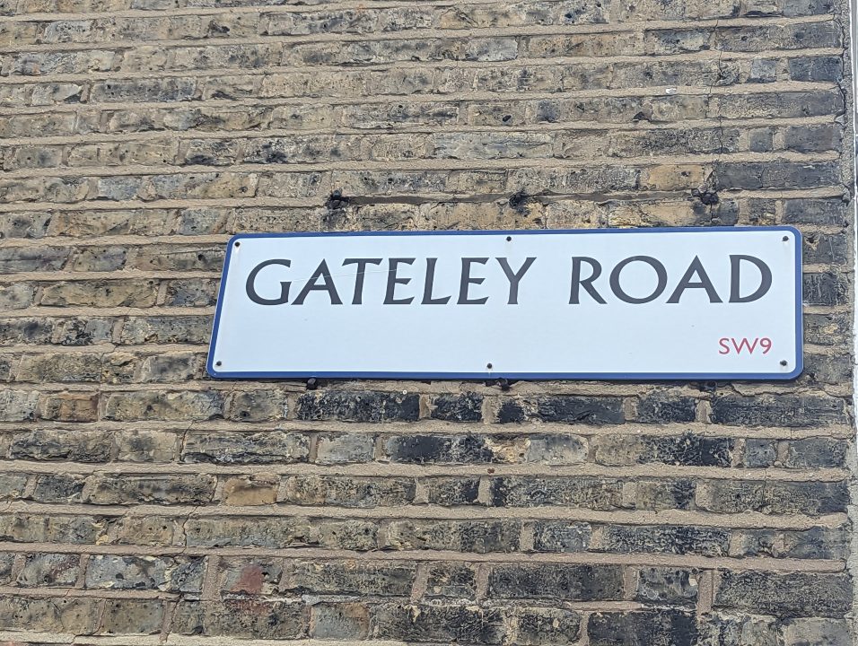 Street name in Brixton called Gateley Road