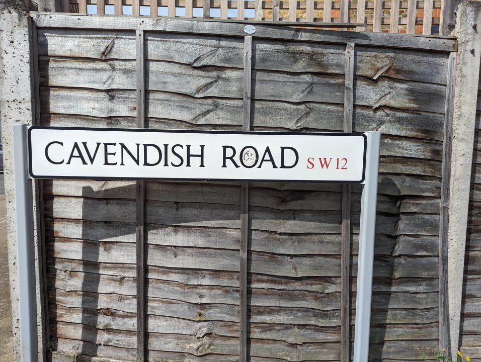 A road name in Balham called Cavendish Road