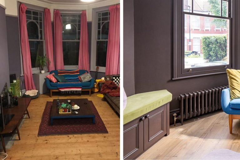 Alcove space turned into a cosy window seat – Haringey