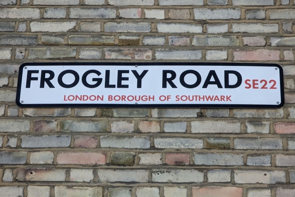 Street name called Rogley road in SE22
