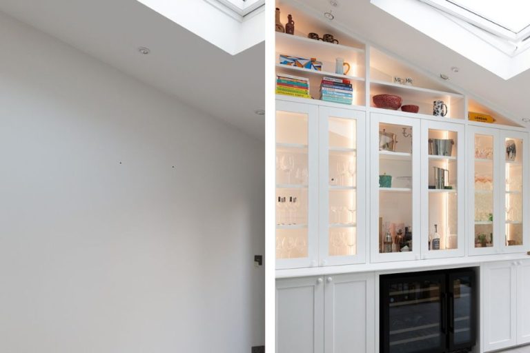 Built in kitchen storage cupboards – Wimbledon
